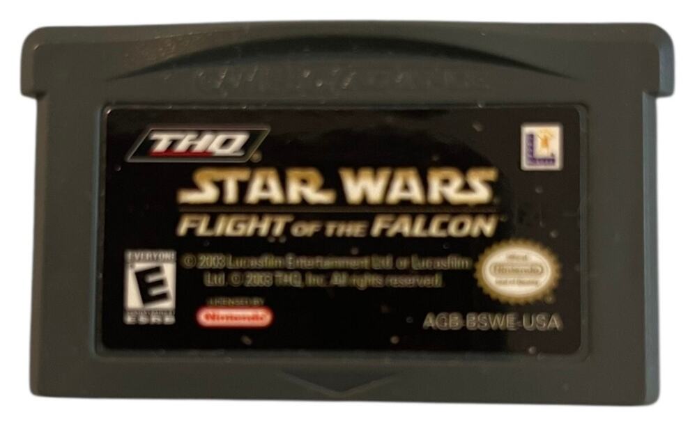 Star Wars: Flight Of The Falcon (Nintendo Game Boy Advance, 2003) Cartridge Only